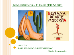 O_Modernismo_1_Fase_1922_1930