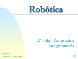 12ª Aula - Página de Automação e Robótica