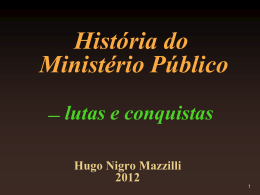 História do Ministério Público