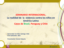 Slide 1 - Universidad de Chile