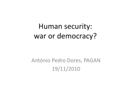 Guerra e Democracia - iscte-iul