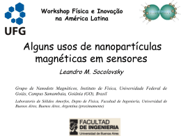 Alguns usos de nanopartículas magnéticas em sensores