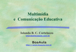 Multimídia e Comunicação Educativa