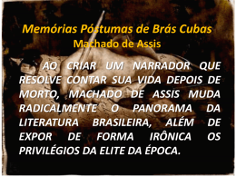 Memórias Póstumas de Brás Cubas Machado de Assis