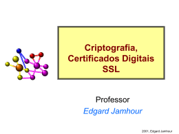 Criptografia, Certificados Digitais e SSL