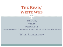 The Read/ Write Web