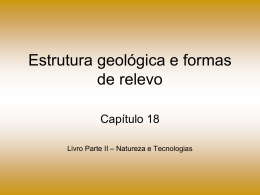 Estrutura geológica e formas de relevo