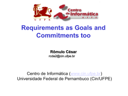 Apresentação do PowerPoint - Centro de Informática da UFPE
