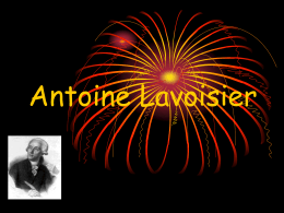 Lavoisier - Ricardo (8º Ano)