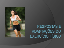 Adaptações do exercício físico