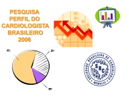 PESQUISA SBC - Sociedade Brasileira de Cardiologia