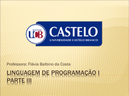 Solução - Universidade Castelo Branco