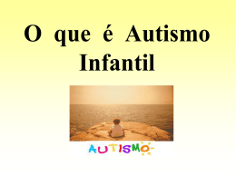 autismo infantil - Universidade Castelo Branco