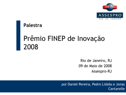 FINEP de Inovação 2008  - Assespro-RJ