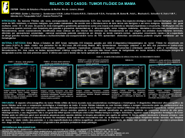relato de 5 casos: tumor filóide da mama