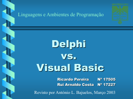 Delphi vs. Visual Basic