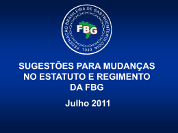Art.30º Parágrafo único - Federação Brasileira de Gastroenterologia