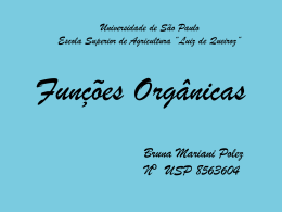 Funções organicas 12 - USP - Universidade de São Paulo