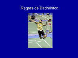 Regras badminton