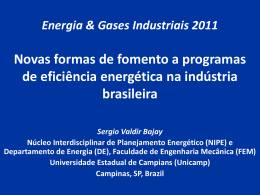 Workshop US – Brazil on energy efficiency in industry