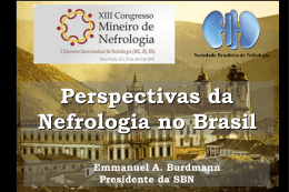 Março 2008 - Sociedade Brasileira de Nefrologia