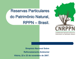 O que é RPPN?