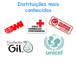 Instituições mais conhecidas Unicef