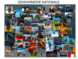 Sistema Policial Francês e a Gendameria Nacional da