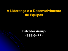 Liderança na Restauração - Dr. Manuel Salvador Araújo