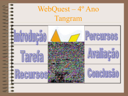 Web Quest – 4º Ano Tangram