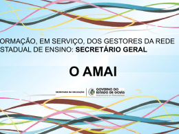 a ficha amai - Secretaria da Educação do Estado de Goiás