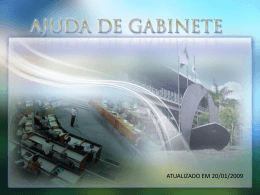 AJUDA DE GABINETE - Câmara Municipal de Belo Horizonte