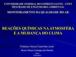 Efeito_Estufa - Universidade Federal do Espírito Santo