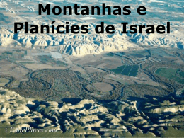 Montanhas e Planícies de Israel