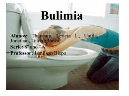 Bulimia - escola estadual dr martinho marques