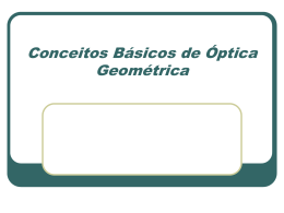 Conceitos Básicos de Óptica Geométrica