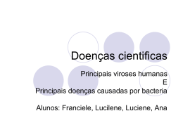 Doenças cientificas - escola Marechal Rondon