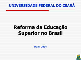 Reforma da Educação Superior no Brasil
