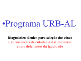 mulheres - Centro de Documentación del Programa URB-AL