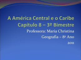 America Central e Caribe - 8 ano