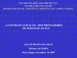 Estado do Rio Grande do Sul - Secretaria da Saúde