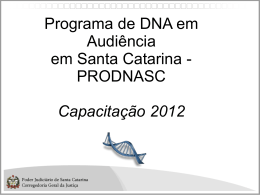 Slide 1 - Corregedoria-Geral da Justiça de Santa Catarina