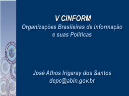 José Athos Irigaray dos Santos - Cinform