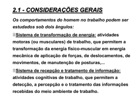 Ergonomia e segurança industrial – cap. II - Neri dos Santos