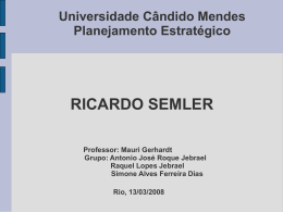 PPT_Ricardo Semler - MGerhardt Consultorias
