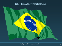 1ª edição do CNI Sustentabilidade