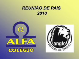 2º Ano a 4ª série - Colégio Alfa & Omega