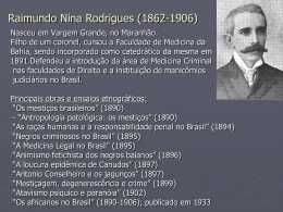 Nina Rodrigues - Acadêmico de Direito da FGV