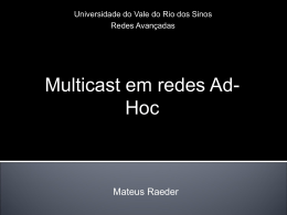 Multicast - Unisinos