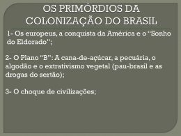 2012- Brasil Colônia..